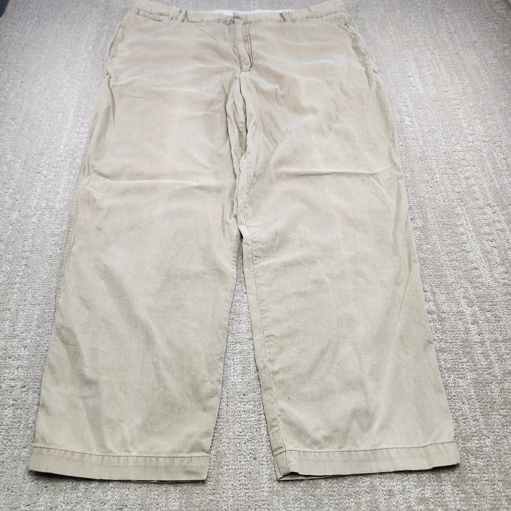Indigo Palms Corduroy Pants Men 40x30 *READ Tommy Bahama Chino Stretch‎ Beige
